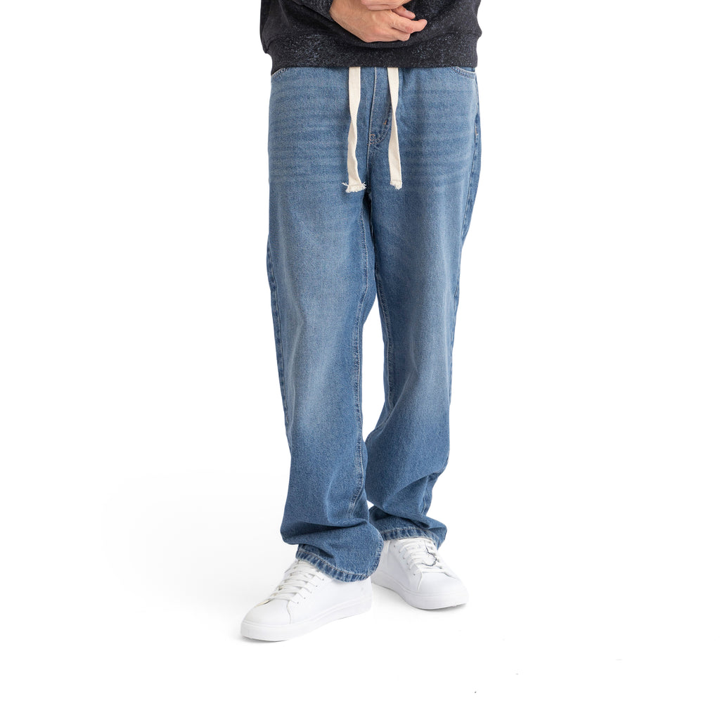 WASH - BLUE RELAXED JEANS (502) 4