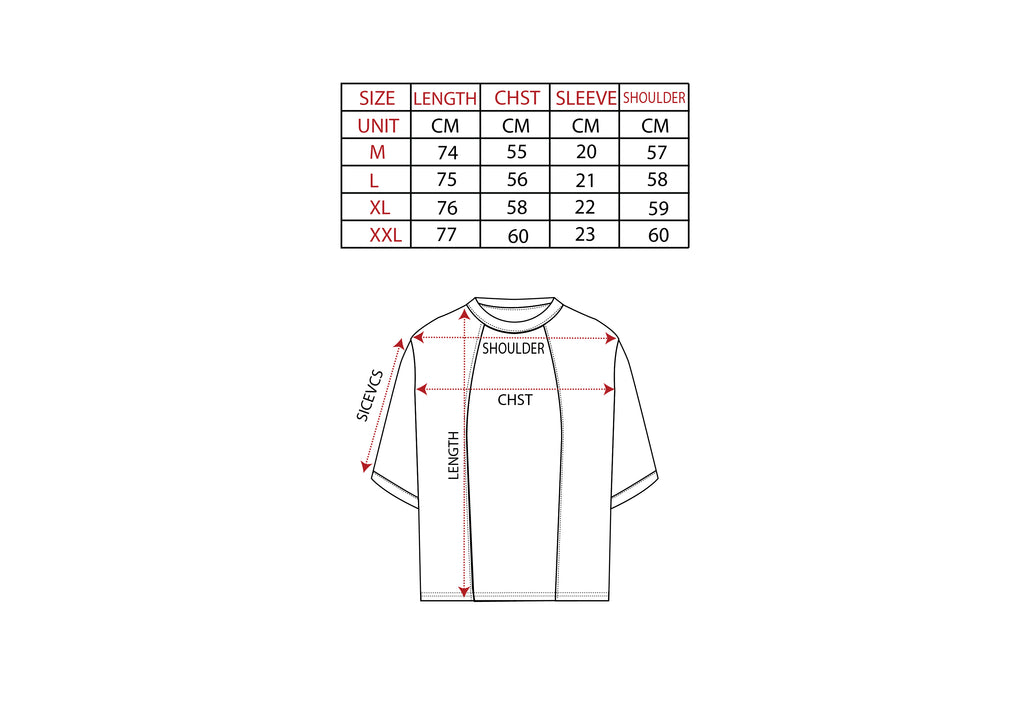 Oversized Seam T-Shirt (4130)