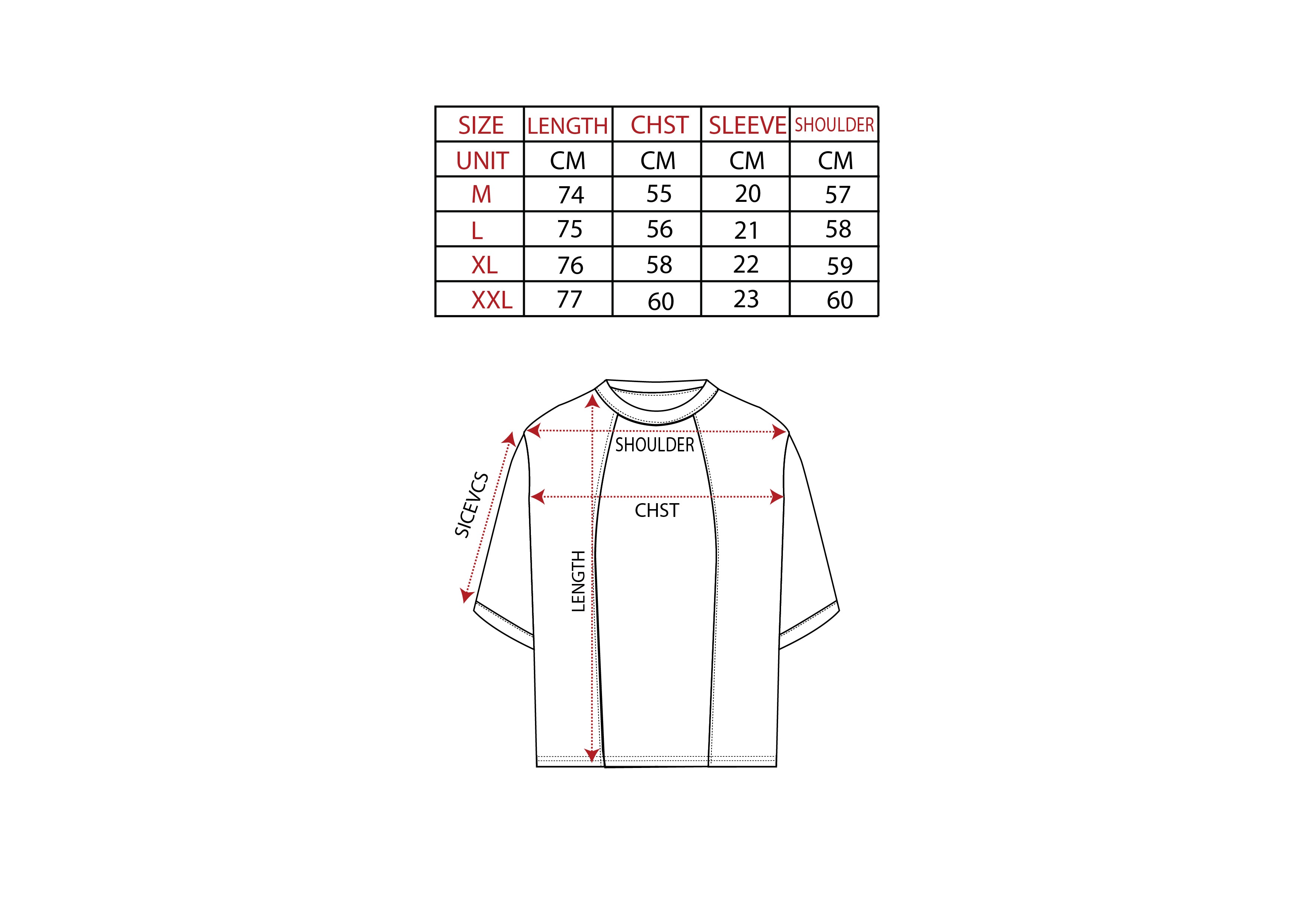 Oversized Seam T-Shirt (4130)