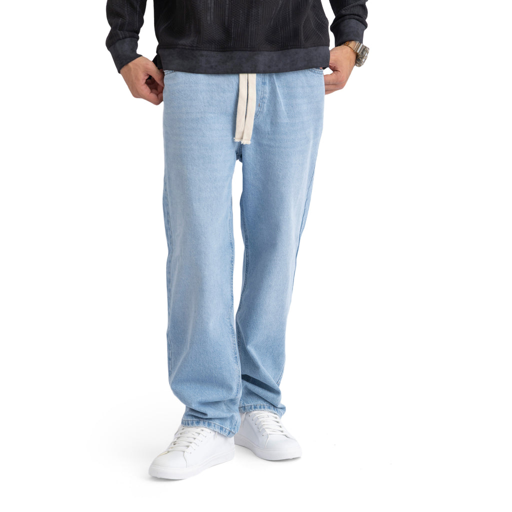 ULTRA-LIGHT WASH RELAXED JEANS (502) 3