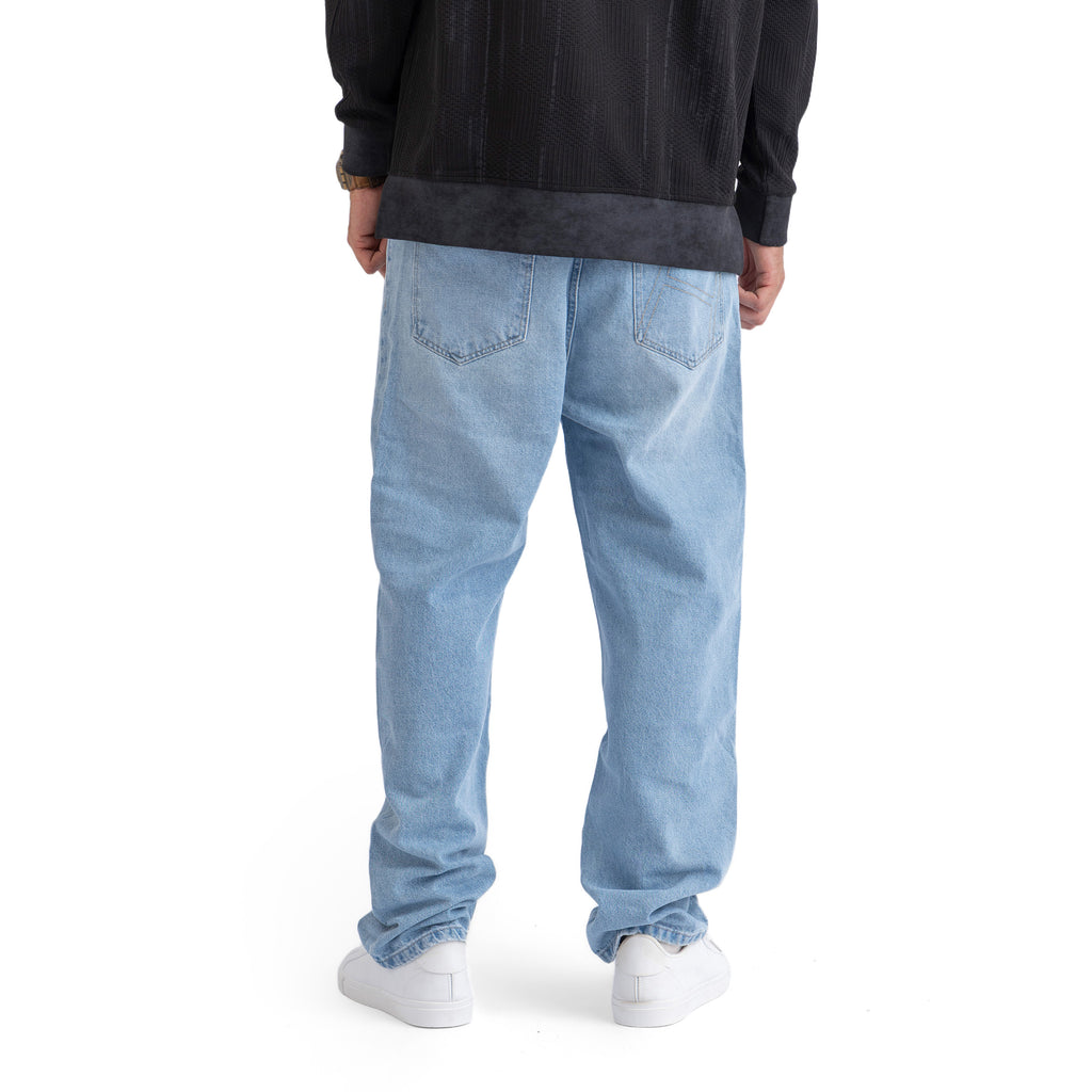ULTRA-LIGHT WASH RELAXED JEANS (502) 3