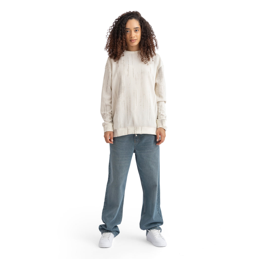 TEAL BLUE RELAXED JEANS  (502) 1