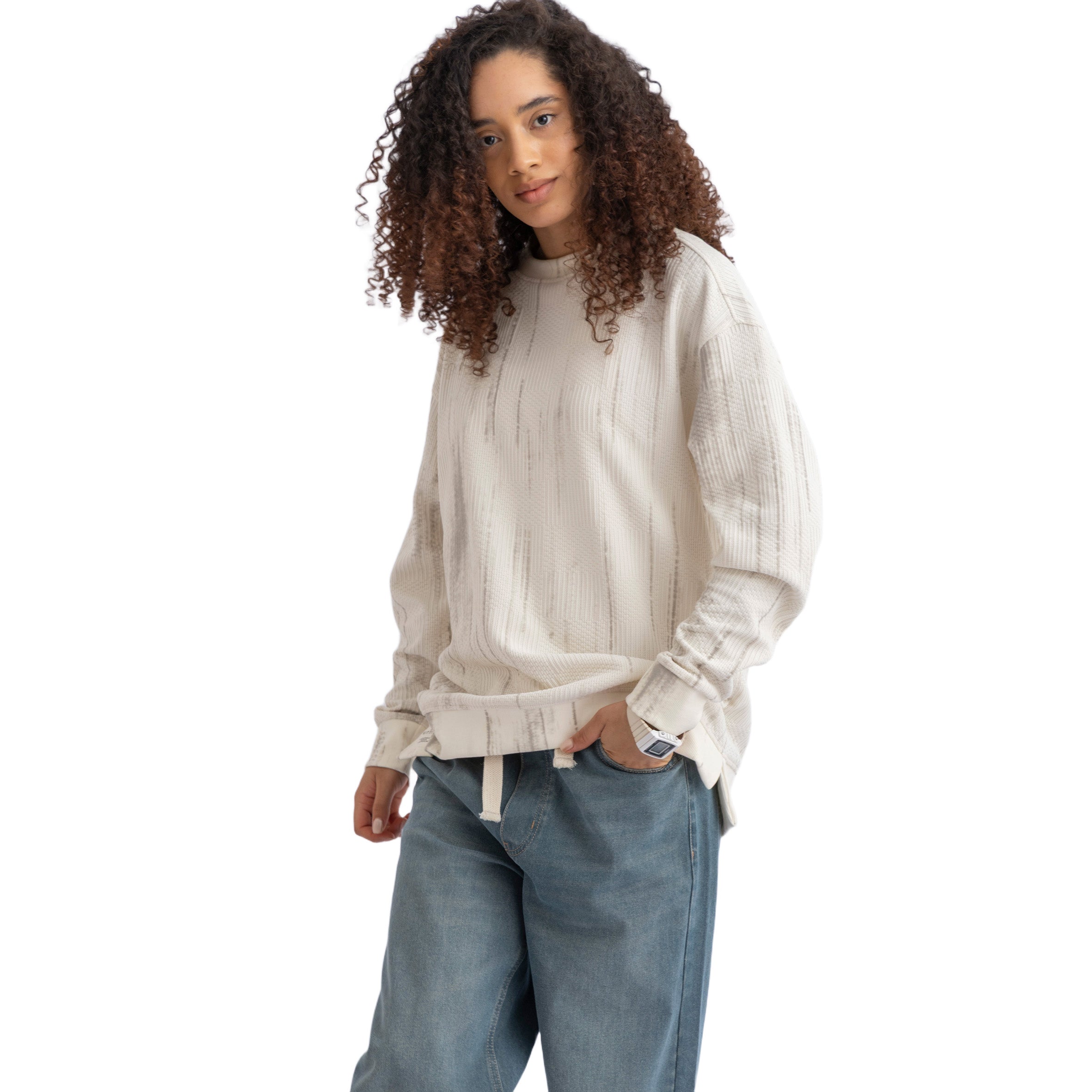 RIBBED SWEATSHIRT (6004)