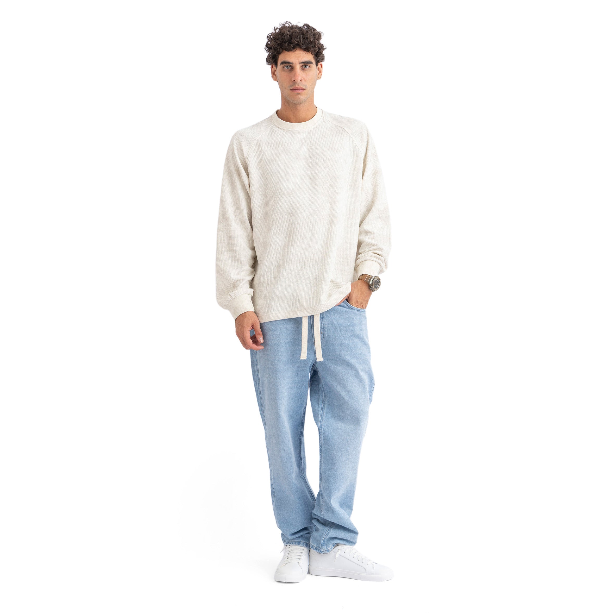 RIBBED SWEATSHIRT( 6002 )