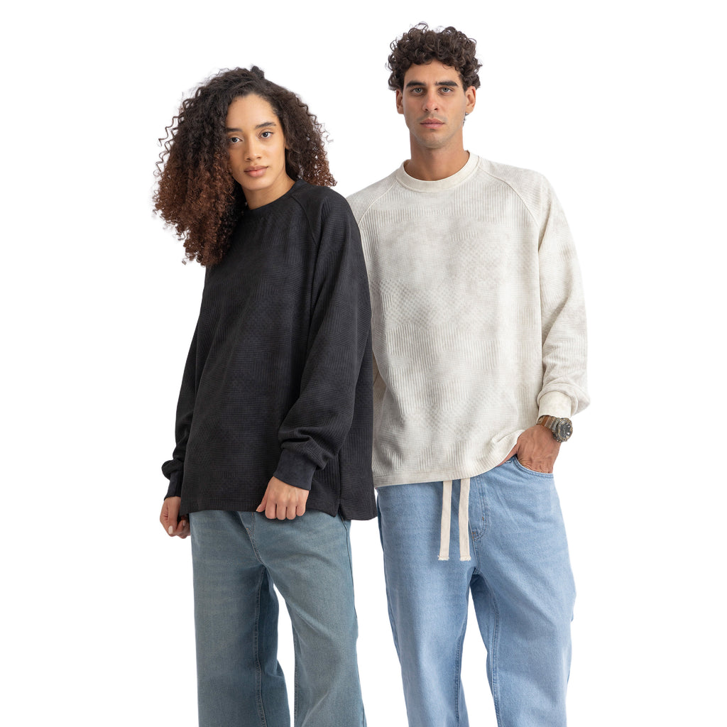 RIBBED SWEATSHIRT( 6004 )