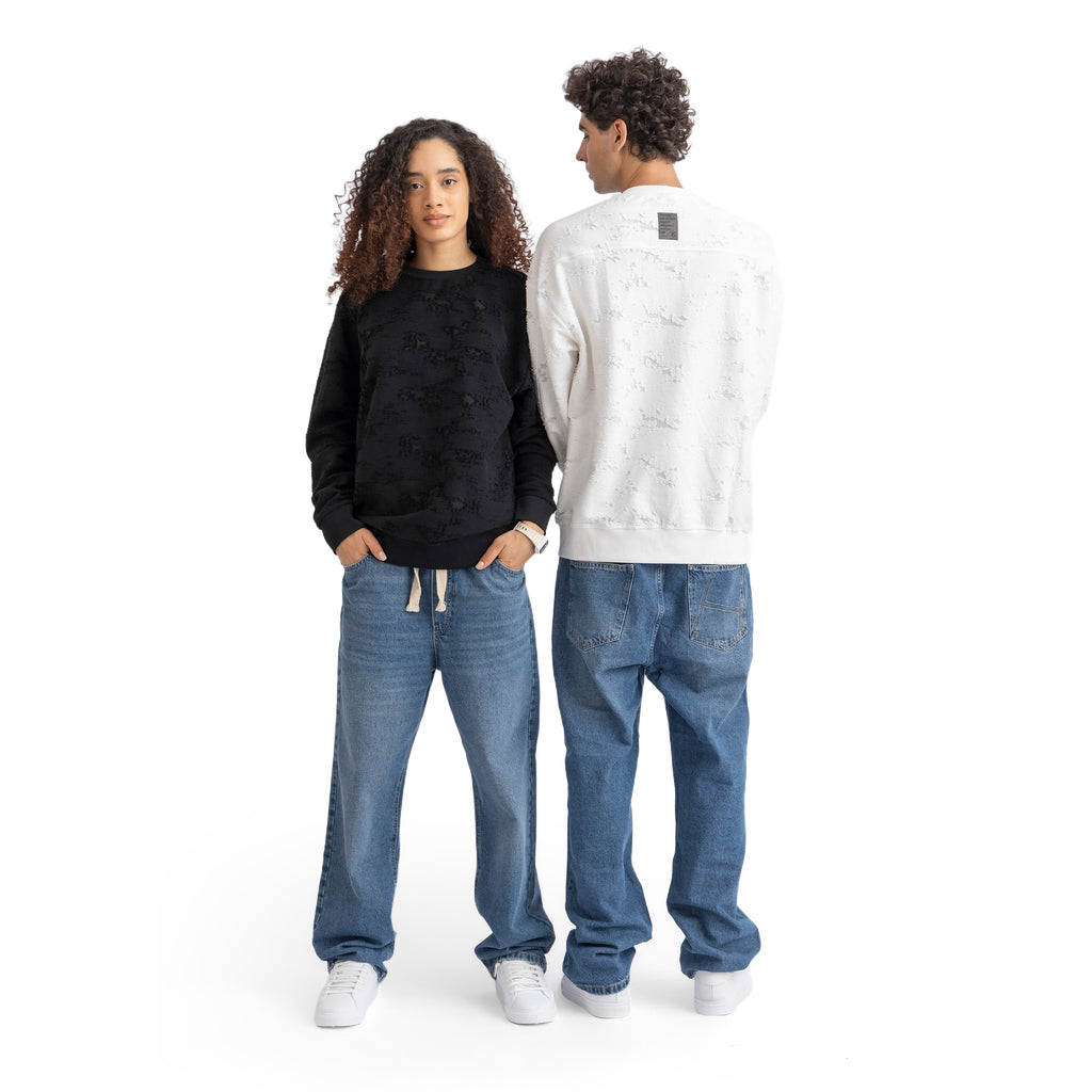 DISTRESSED SWEATSHIRT ( 4001 )