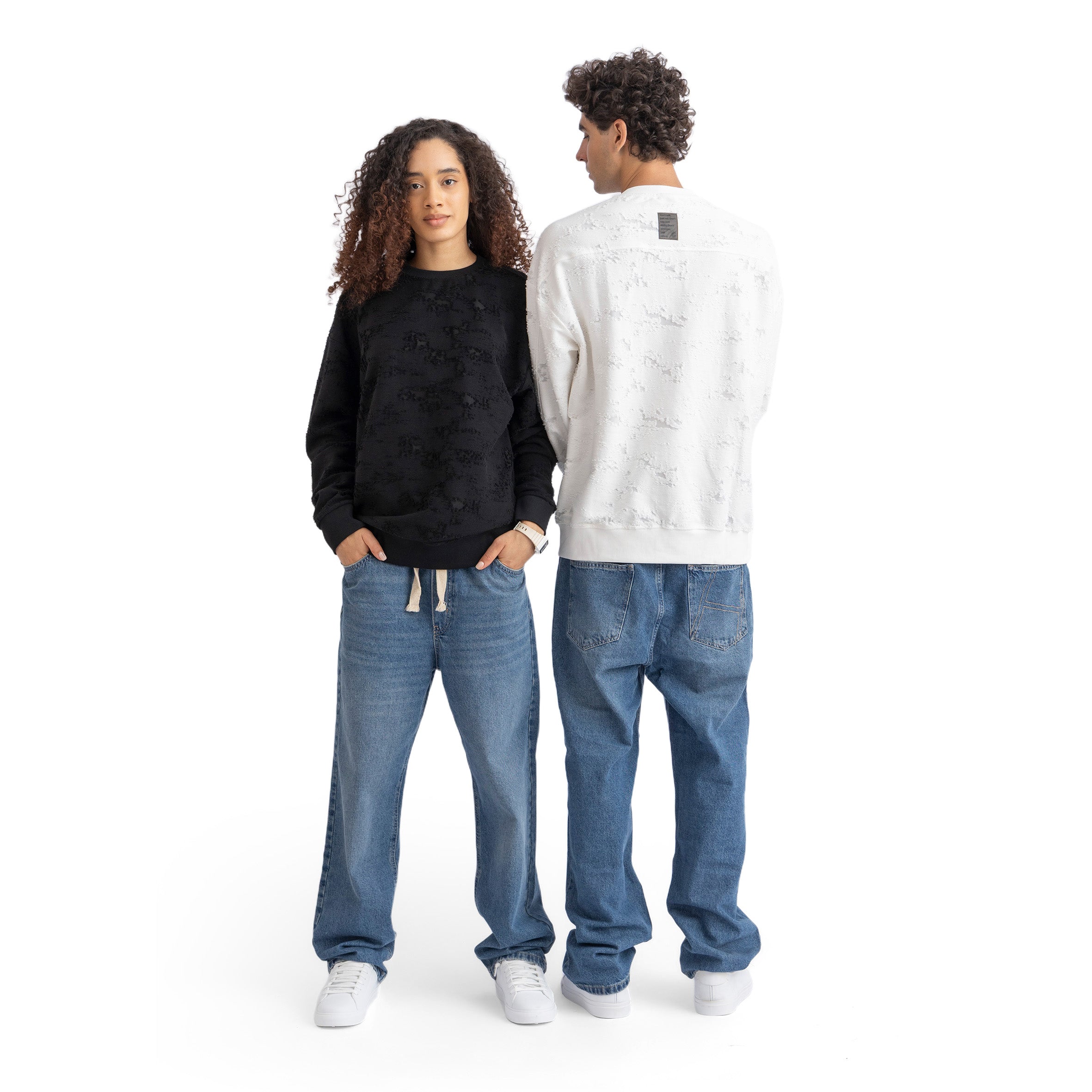 DISTRESSED SWEATSHIRT ( 4001 )