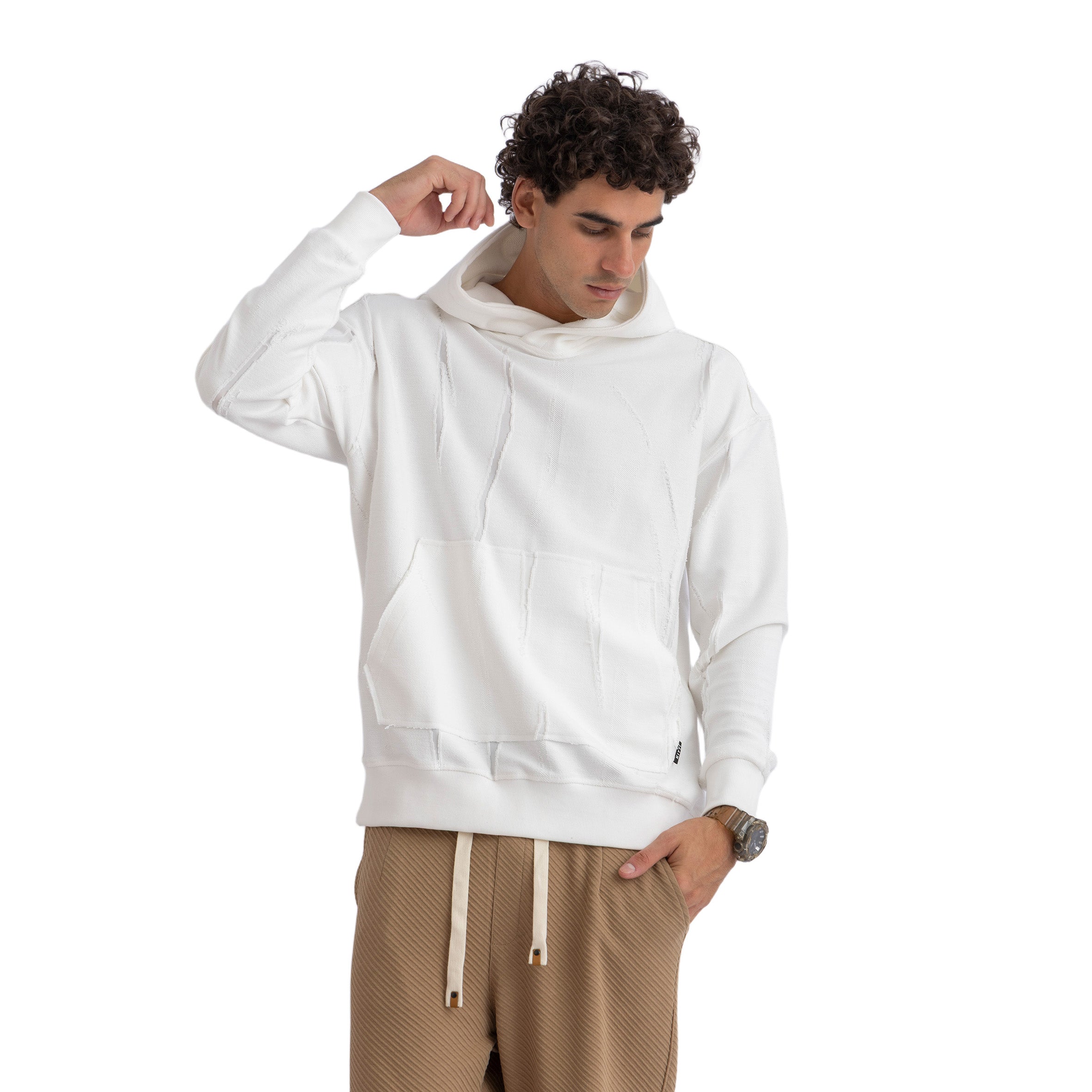 DISTRESSED HOODIE ( 7007 )