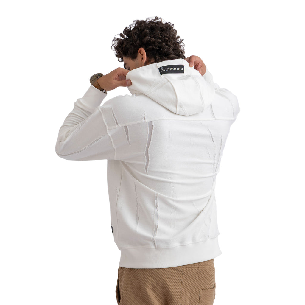 DISTRESSED HOODIE ( 7007 )