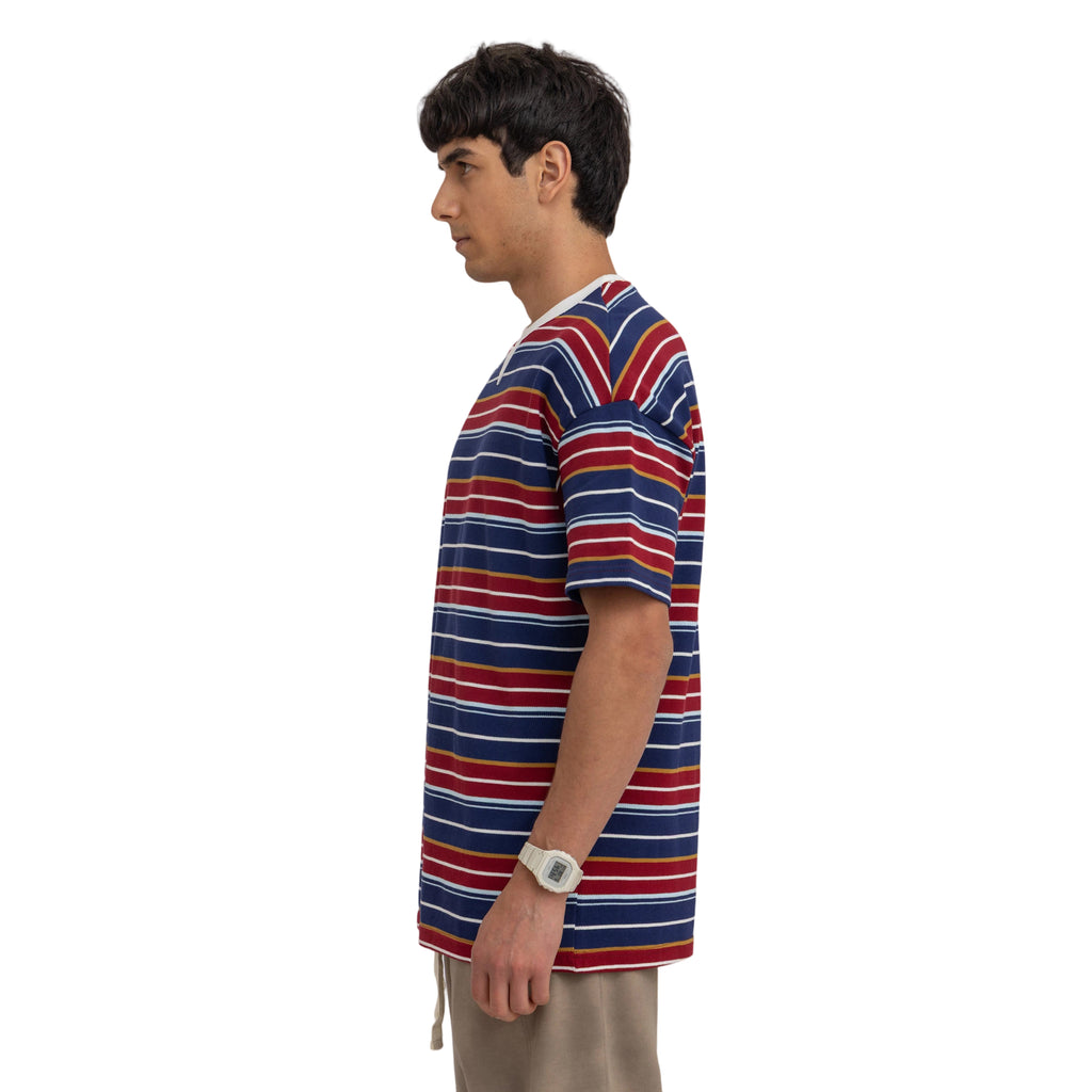 striped oversized t-shirt (4166)