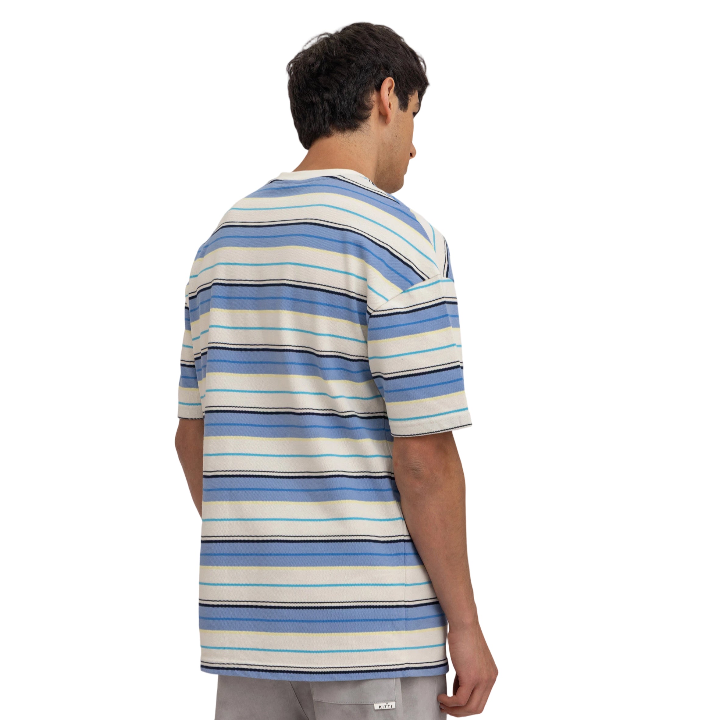 striped oversized t-shirt (4166)
