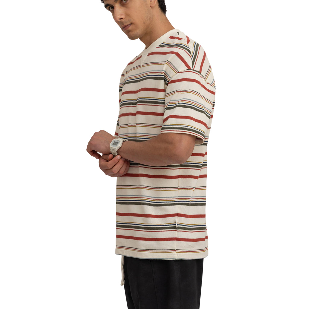 striped oversized t-shirt (4166)